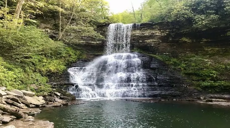 The Cascades Hiking Radford Virginia Nesselrod on the New